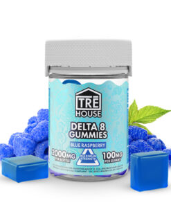 Blue Raspberry High Potency Delta 8 Gummies
